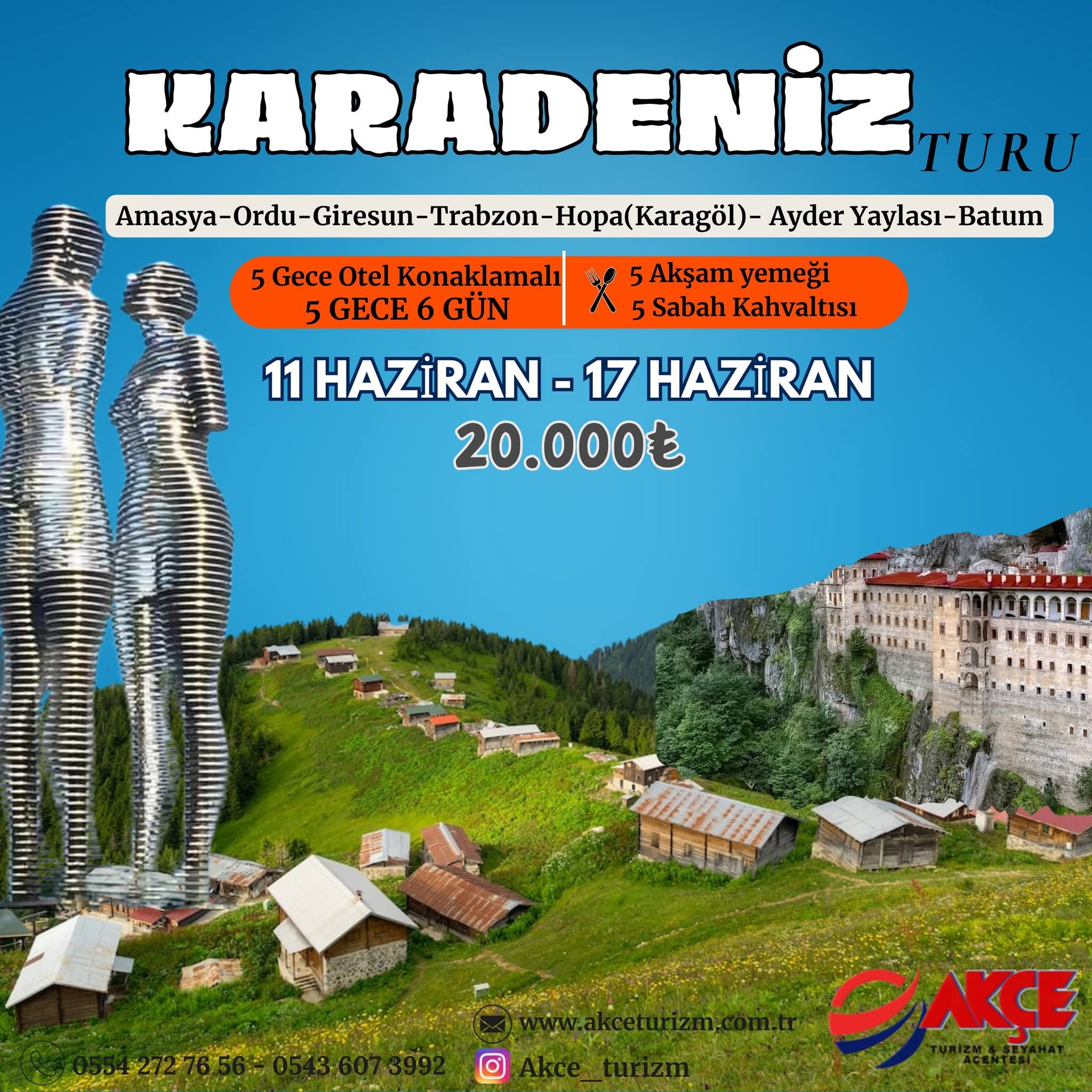 KARADENİZ TURU (11 - 17 HAZİRAN 2026)